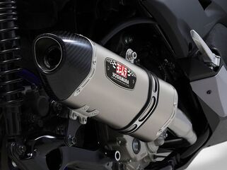 Yoshimura JMCA Full System R-77J XMAX 21-, Satin Finish cover, Carbon end | 110A-319-5130