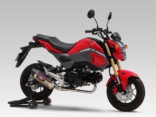 Yoshimura / ヨシムラ 機械曲R-77S サイクロンカーボンエンド TYPE-Down EXPORT SPEC 政府認証 | 110A-40A-5X22