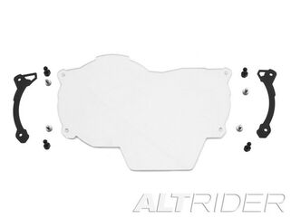Altrider / アルトライダー Clear Headlight Guard Extended Lens for the BMW R 1200 GS Water Cooled (2013-2016) - Black | R113-2-1135