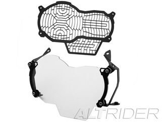 Altrider / アルトライダー Headlight Guard Dual-Lens Kit for the BMW R 1200 GS Water Cooled (2013-2016) - Black | R113-2-1155