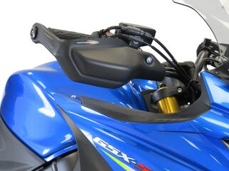 Powerbronze / パワーブロンズ ハンドガード SUZUKI ,GSX-S1000, 15-19 ,GSX-S1000F, 15-19, マット ブラック | 380-S101-070