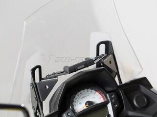 SW-MOTECH / SWモテック クイックロック GPSマウント ブラック Kawasaki Versys 650 (15-) | GPS.08.646.10700/B