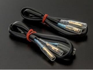 ABM / エービーエム Adapter cables for indicators Suzuki+Yamaha, カラー: ブラック | 106447-F15