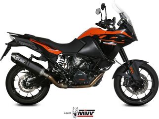 MIVV / ミヴSPEED EDGE スリップ オン ブラックステンレススチール for KTM 1050 ADVENTURE (2015 - 2016) | KT.017.LRB