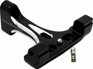 Arlen Ness / アレンネス 鍛造 パッセンジャー フロアボードマウント ブラック | 410-033