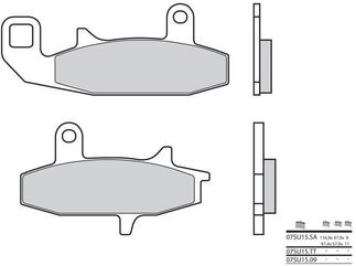 BREMBO / ブレンボ ブレーキパッド 07SU15SA シンタード・メタル | 07SU15SA