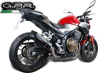 GPR / ジーピーアール Original For Honda Cb 500 F 2019/20 E4 Homologated スリッポンエキゾースト Furore Evo4 Nero | E4.H.253.FNE4