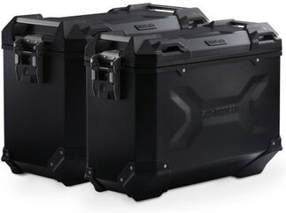 SW Motech TRAX ADV aluminium case system. Black. 37/45L. Voge 650 DS/X (22-). | KFT.02.049.70000/B