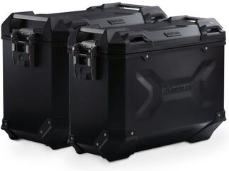SW Motech TRAX ADV aluminum case system. Black. 45/37 l. Tiger 1200 Rally /GT Explorer. | KFT.11.905.70101/B