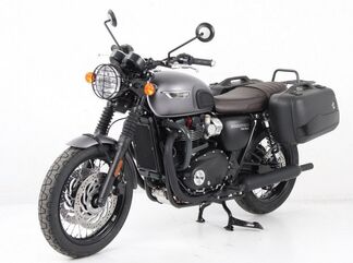 ヘプコ＆ベッカー サイドキャリア パーマネントマウント クロム Triumph Bonneville T 120 / ブラック 2016- | 6537544 00 02