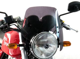 Powerbronze / パワーブロンズ ライトスクリーン ソリッドブラック ROYAL ENFIELD ,GT CONTINENTAL, FLY ライトスクリーン (170MM) | 430-U158-003