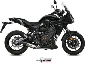 MIVV / ミヴマフラー SPORT Full sys. 2x1 Muffler SPEED EDGE STAINLESS STEEL carbon cap WITH CATALYZER CONVERT | Y.058.LRX