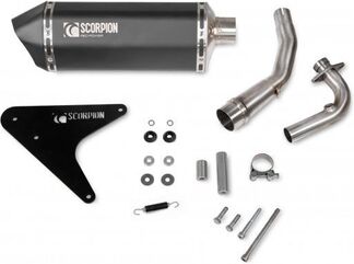 Scorpion Mufflers Serket Parallel Full System Ceramic Black Coated Sleeve | RLA50BCER