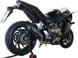 GPR / ジーピーアール Original For Honda Cbr 650 F 2017/18 E4 Homologated Full Exhaust Catalized Furore Evo4 Nero | E4.CO.H.249.1.CAT.FNE4