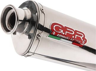 GPR / ジーピーアール Original For Moto Guzzi Norge 850 2006/11 Homologated スリッポンエキゾースト Trioval | GU.15.1.TRI