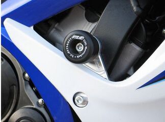 GSGモトテクニック クラッシュパッドセット マウンティングプレート ブラックアノダイズド Suzuki GSX-R 600 / GSX-R 750 (2006-2007) | 7549450-S33-SH