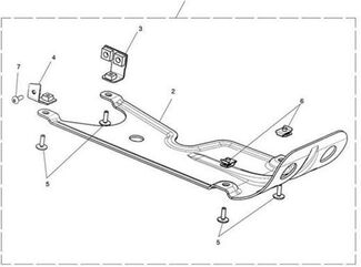 TRIUMPH / トライアンフ Sump Plate Pressing Black | T9700388