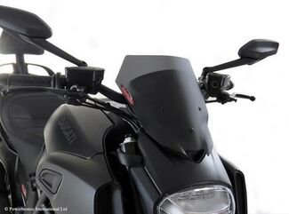 Powerbronze / パワーブロンズ ライトスクリーン ソリッドブラック DUCATI DIAVEL, 15-18 (330 MM) | 430-U184-003