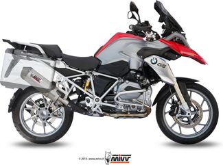 MIVV / ミヴ- SPORT スリップオン チタン製（カーボンエンドキャップ付） for BMW R 1200 GS (13-) | B.016.LNC