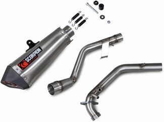 Scorpion Mufflers Serket Taper Full System Brushed Stainless Steel Sleeve | RKE51SEO