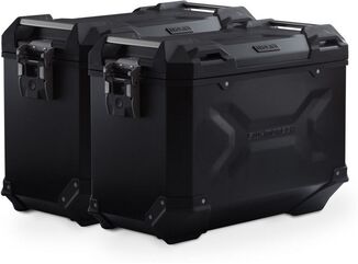 SW-MOTECH TRAX ADV aluminium case system Black. 45/45 l. CB500X, CB500F / CBR500R (-15). | KFT.01.400.70101/B