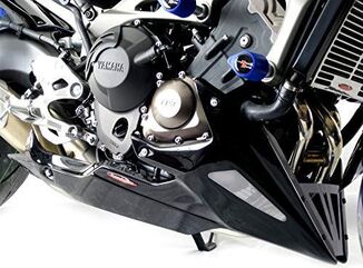 Powerbronze / パワーブロンズ ベリーパン ブラック-シルバーメッシュ YAMAHA MT-09,FZ-09, 13-16,XSR900 16-19 | 320-Y113-603