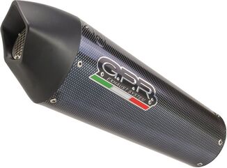 GPR / ジーピーアール Original For Suzuki Gsx-S 1000 F 2017/20 E4 Homologated Full Exhaust Catalized Gp Evo4 Poppy | E4.CO.S.194.CAT.GPAN.PO