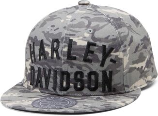 Harley-Davidson Cap-Bb,Woven,Racer Front, Camo/Grey | 97601-23VM