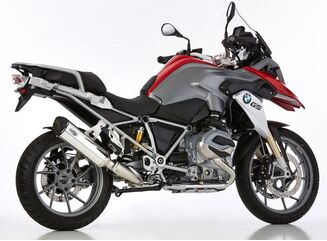 SHARK / シャークマフラー DSX-5 slip on exhaust (2-1), Silver, Elliptical | 840478