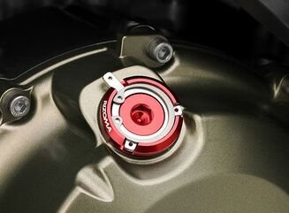 Rizoma / リゾマ  Engine Oil filler caps, Red Anodized | TP008R