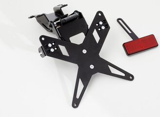 Protech / プロテック license plate holder kit including reflector and plate light , Black | 7210010