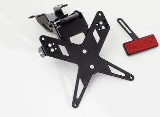 Protech / プロテック license plate holder kit including reflector and plate light , Black | 7210083