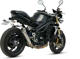 MIVV / ミヴ -SPORT Xcone- スリップオン ステンレス for TRIUMPH SPEED TRIPLE (05-06) | T.005.LC3