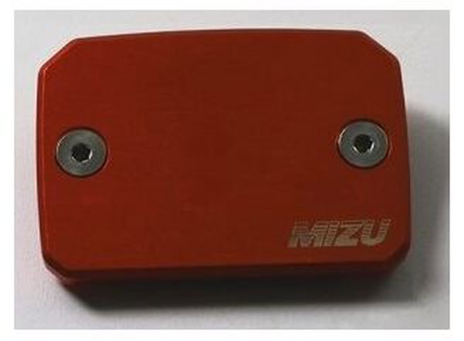 Mizu フロントブレーキリザーバータンクキャップ オレンジアルマイト | 3064117