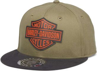 Harley-Davidson Bar & Shield Cap for men, Martini Olive | 99402-22VM