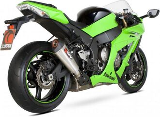 Scorpion / スコーピオンエキゾースト Serket （Taper）テーパースリップオン ステンレススリーブ eマーク Kawasaki Ninja Z | RKA88SEO