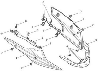 TRIUMPH / トライアンフ Bellypan LH | T2307336-PG