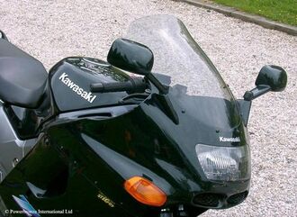 Powerbronze / パワーブロンズ フリップアップ スクリーン KAWASAKI ZZR1100 D1-6 93-01 ブルー | 420-K131-008
