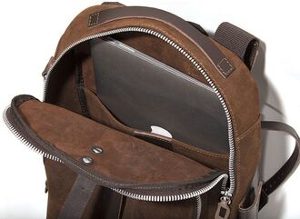 Unit Garage TANK PANNIER IN WAXED SUEDE, ColoradoBrown | U033-ColoradoBrown