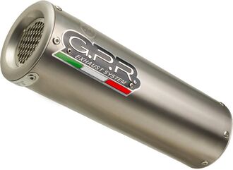 GPR / ジーピーアール Original For Aprilia Tuono V4 1100-Rr 2015/16 Homologated Slip-On Catalized M3 Titanium Natural | A.62.M3.TN