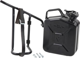 ヘプコ＆ベッカー キャニスター 4 ltr. ホルダー付 左 カットアウト ブラック Moto Guzzi V 9 Roamer 2016- | 4220546 00 01