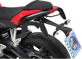 ヘプコ＆ベッカー C-Bow シーボウ サイドキャリア ブラック Triumph Street Triple 765 S/R/RS / 2017 | 6307573 00 01