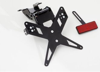 Protech / プロテック license plate holder kit including reflector and plate light , Black | 7210088