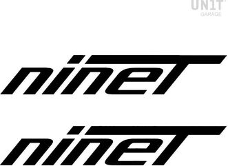 Unitgarage / ユニットガレージ NineT stickers, Black | 2409-Black
