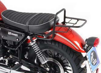 ヘプコ＆ベッカー チューブトップケースキャリア ブラック-for short seat Moto Guzzi V 9 Roamer -2016まで (short bench) | 654546 01 01