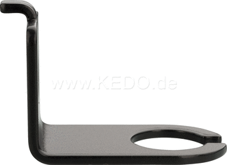 Kedo Bracket for rear brake light switch, stainless steel, black, OEM Reference # 1T2-21441-00 | 28777