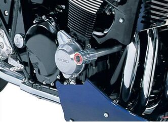 Powerbronze / パワーブロンズ バジェットクラッシュポストセット (クラッシュバー), ブラック SUZUKI GSX1400 | 513-S114-003