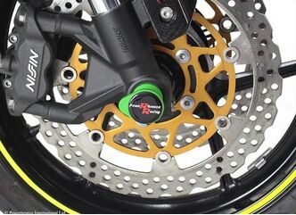 Powerbronze / パワーブロンズ フォークプロテクター ブルー プラスチック KAWASAKI ZX6-R, 13-17 | 518-K116-008