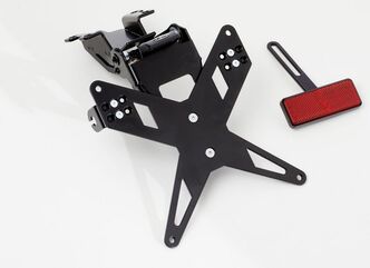 Protech / プロテック license plate holder kit including reflector and plate light , Black | 7210025