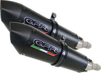 GPR / ジーピーアール Original For Kawasaki Z 1000 Sx 2017/19 E4 Pair Homologated スリッポンエキゾースト Gpe Ann.Black Titanium | K.158.E4.GPAN.BLT